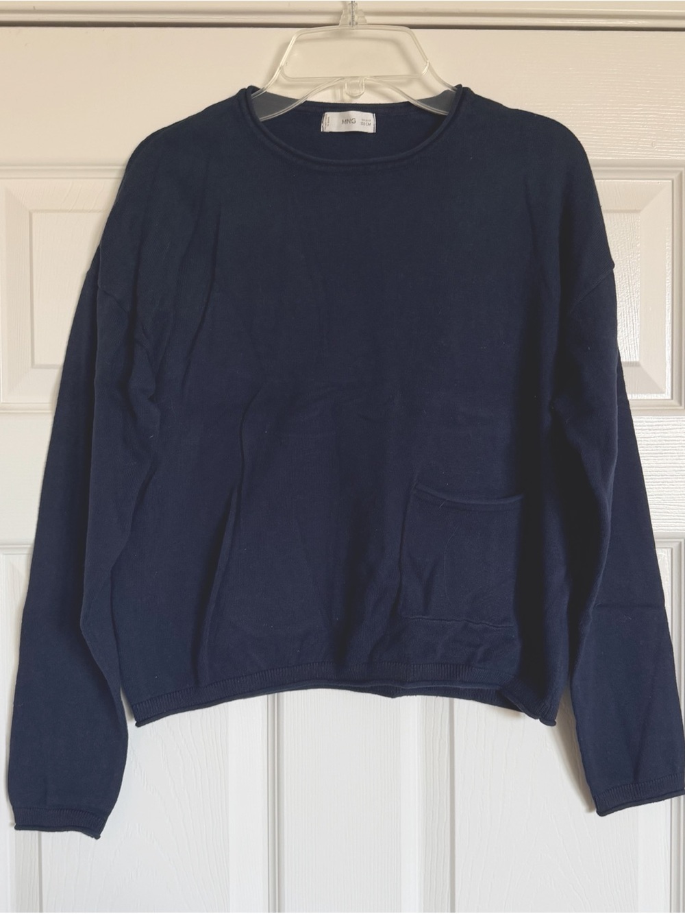 Mango Girls Navy Long Sleeve